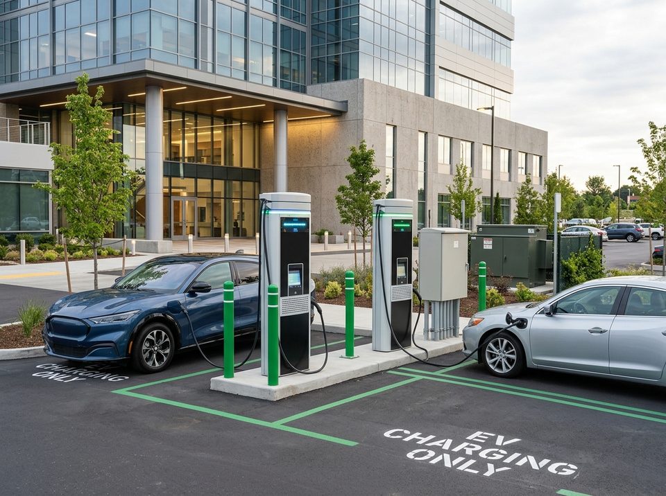 Eletroposto e Carregadores Elétricos para Empresas e Comércios